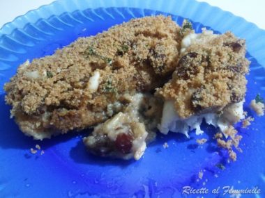Filetti di pesce al gratin