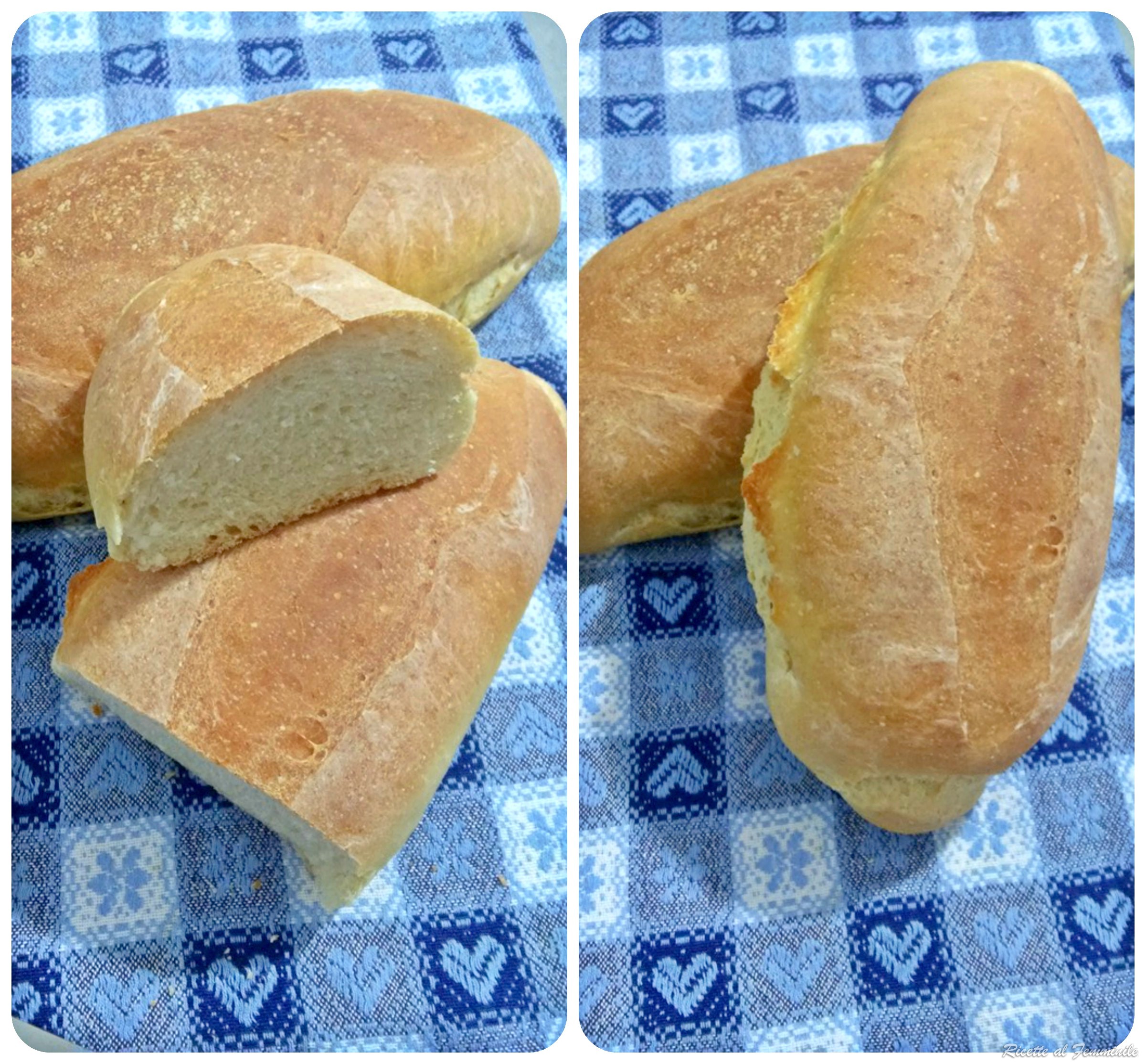 Pane alla farina di grano duro, soia e orzo