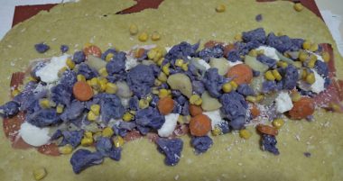 Strudel salato con verdure 3