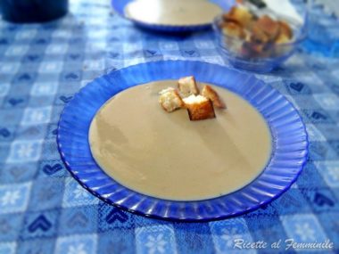 Vellutata di funghi con bimby