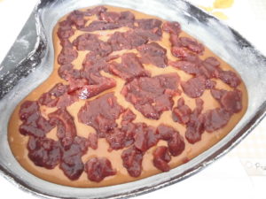 Torta cioccolato e marmellata di lamponi 5