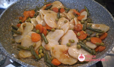 Gnocchi di riso e verdure vegani