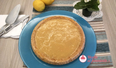 Crostata morbida con crema lemon curd