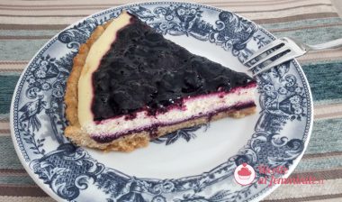 Crostata cheesecake senza panna e senza burro