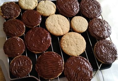 Biscotti digestive con copertura al cioccolato 6