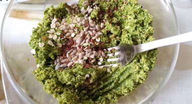 Hamburger di lupini e spinaci 4