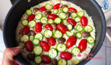 Pizza di zucchine veloce, senza lievitazione 3
